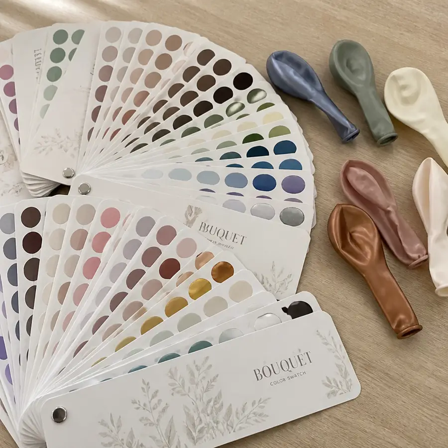 Balloon colour palettes