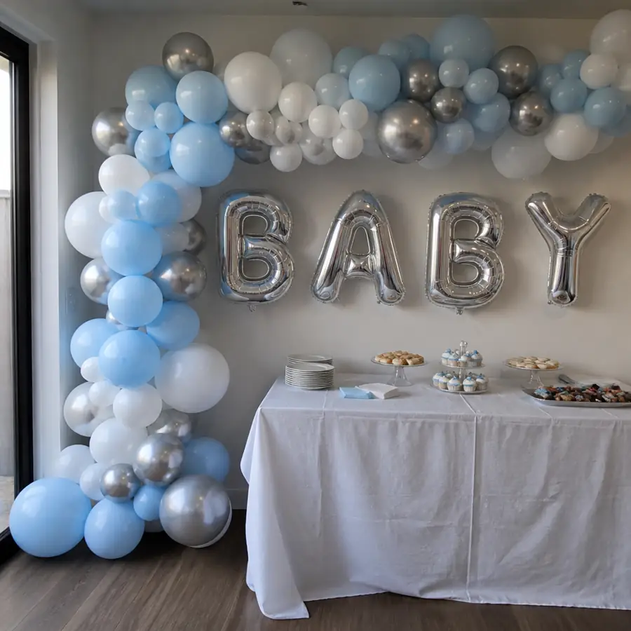 Baby shower balloons
