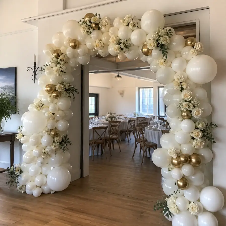 Wedding balloon arch